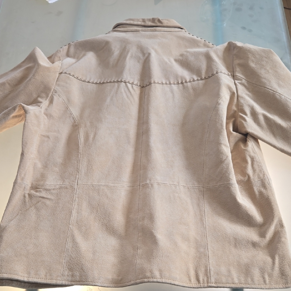 Ruff Hewn Women's Beige Utility Jacket - Picture 10 of 15